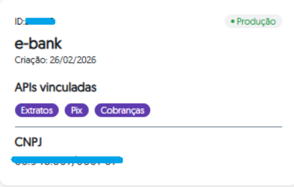 Aplicação em produção