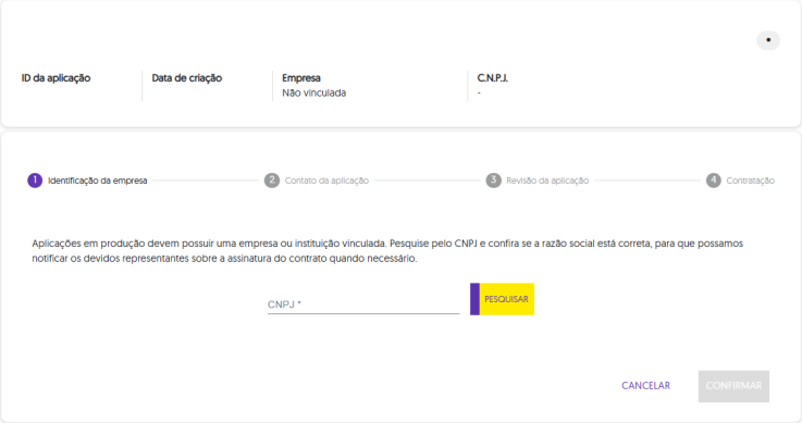 Informar CNPJ