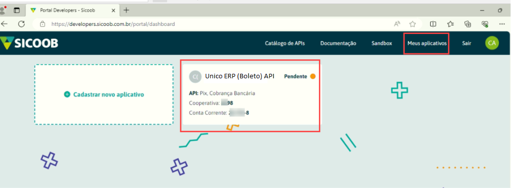 Lista de aplicações